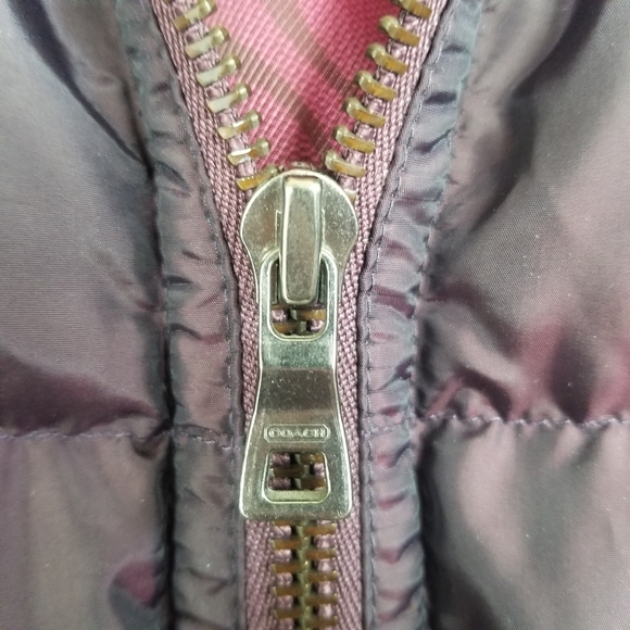 Coach Down Puffer Coat Size XS Bust 35 - Picture 10 of 15